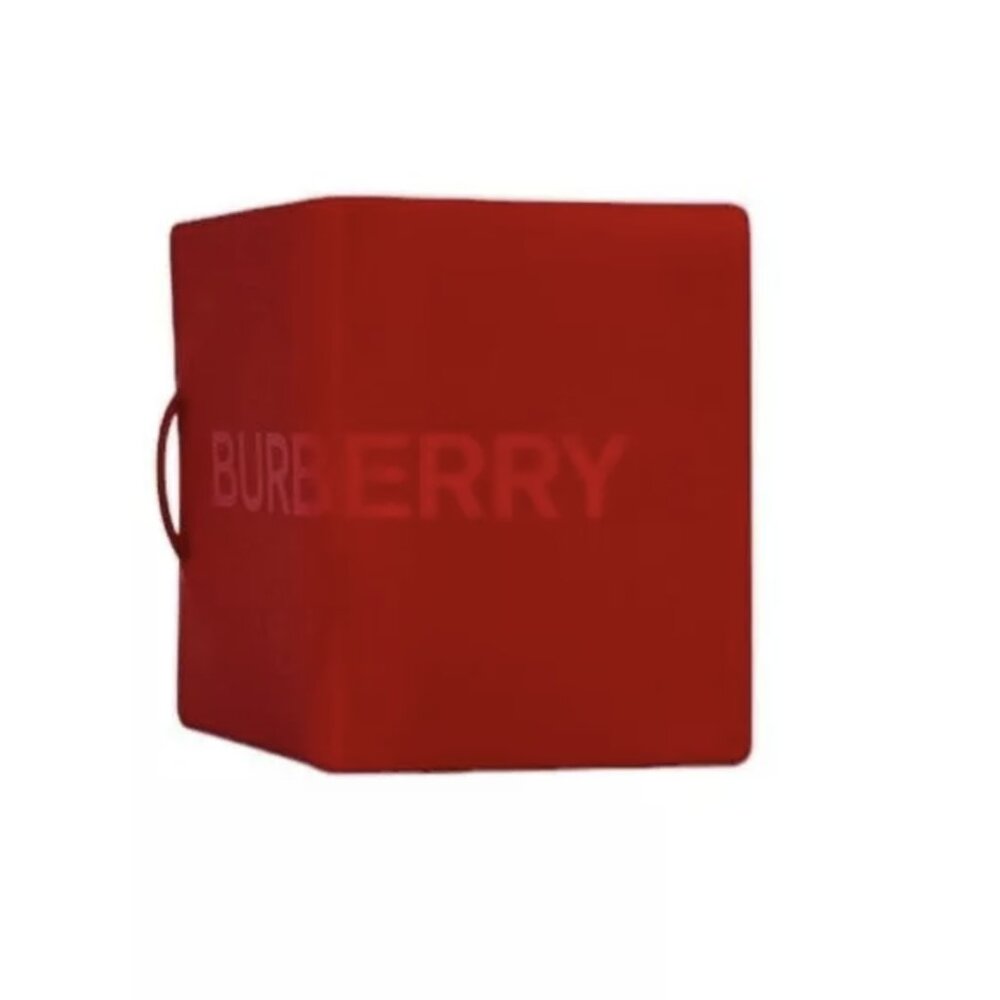 Burberry Silicone Passport Holder Case, Red